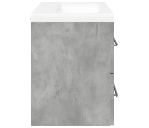 2-Osaline Vannitoa Mööblikomplekt, Betoonhall, Tehispuit