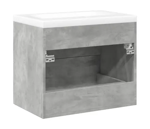 2-Osaline Vannitoa Mööblikomplekt, Betoonhall, Tehispuit