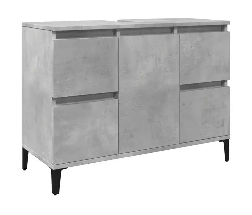 3-Daļīgs Vannasistabas Mēbeļu Komplekts, Inženierijas Koks Vidaxl