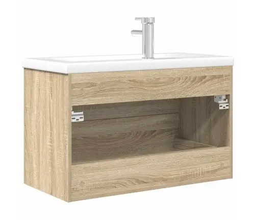 Vonios Baldų Komplektas, 2 Dalių, Ąžuolo, Apdirbta Mediena