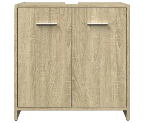 4-Daļīgs Vannasistabas Mēbeļu Komplekts, Sonomas Ozolkoka Vidaxl