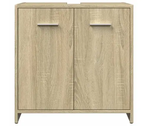 3-Daļīgs Vannasistabas Mēbeļu Komplekts, Sonomas Ozolkoka Vidaxl