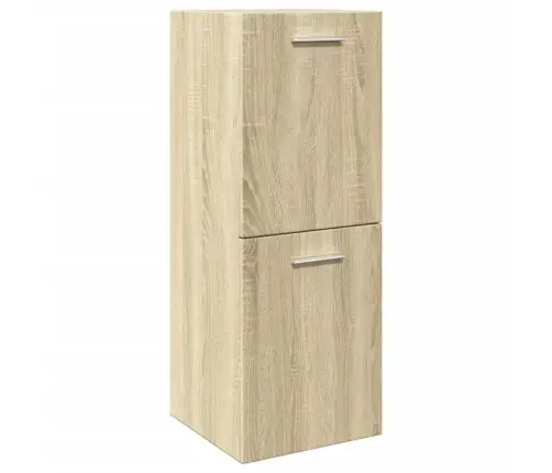 4-Osaline Vannitoa Mööblikomplekt, Sonoma Tamm, Tehispuit