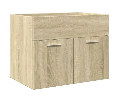 3-Osaline Vannitoa Mööblikomplekt, Sonoma Tamm, Tehispuit