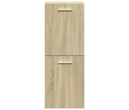 4-Daļīgs Vannasistabas Mēbeļu Komplekts, Sonomas Ozolkoka Vidaxl