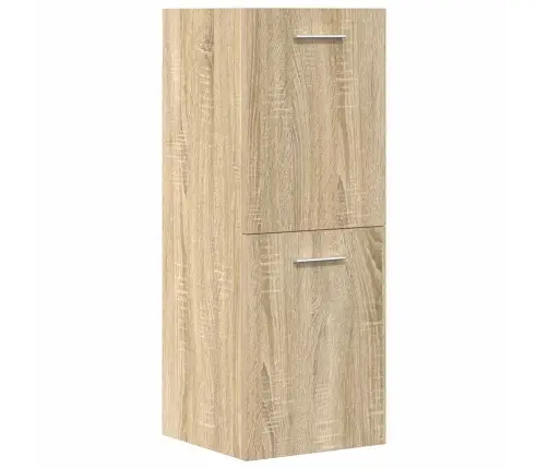 Vonios Baldų Komplektas, 5 Dalių, Ąžuolo, Apdirbta Mediena