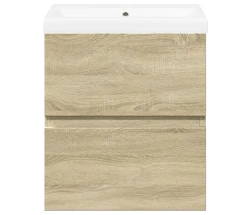 2-Osaline Vannitoa Mööblikomplekt, Sonoma Tamm, Tehispuit