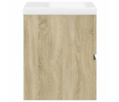 2-Osaline Vannitoa Mööblikomplekt, Sonoma Tamm, Tehispuit