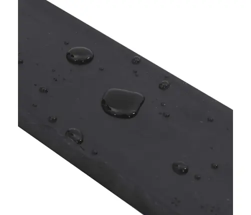 Gumijas Mala Sniega Tīrītājam, Melns, 100X8X2 Cm Vidaxl