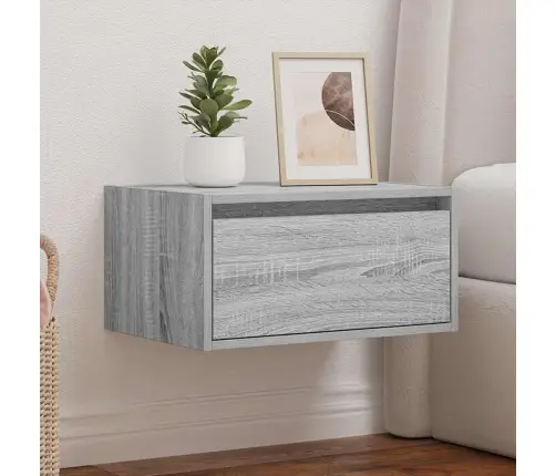 Seinale Kinnitatav Öökapp Led-Tuledega, Hall Sonoma Tamm