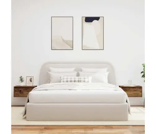 Sienas Naktsskapīši Ar Led Apgaismojumu, 2 Gab., Veci Dēļi Vidaxl Sienas Naktsskapīši Ar Led Apgaismojumu, 2 Gab., Veci Dēļi Vidaxl