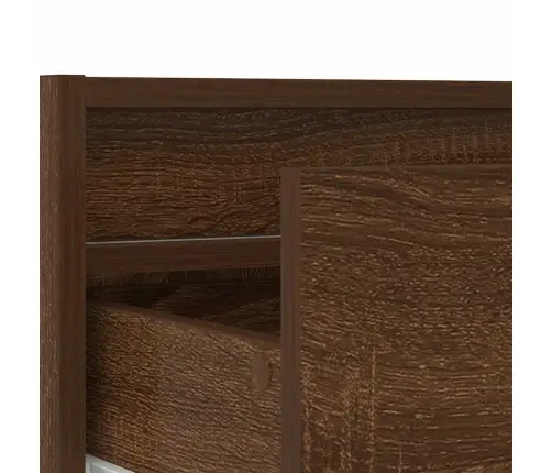 Televizoriaus Spintelė Su Led, Ruda Ąžuolo, 75X35,5X25 Cm