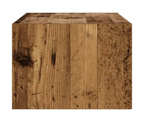 Tv Galdiņš Ar Led Lampiņām Veca Koka 75X35,5X25 Cm Vidaxl