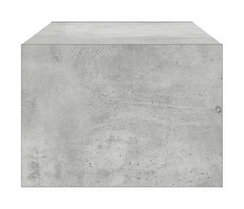 Tv Galdiņš Ar Led Lampiņām Betona Pelēks 100X35,5X25 Cm Vidaxl