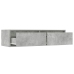 Telerialus Led-Tuledega, Betoonhall, 100X35,5X25 Cm