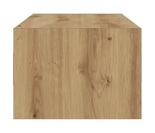 Tv Galdiņš Ar Led Lampiņām Koka Krāsa 100X35,5X25 Cm Vidaxl