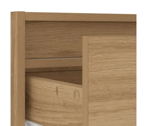 Tv Galdiņš Ar Led Lampiņām Koka Krāsa 100X35,5X25 Cm Vidaxl