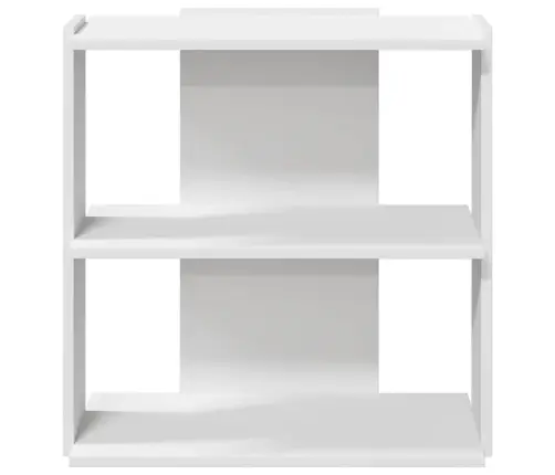 Raamaturiiul 3-Korruseline Valge 60X30X60 Cm Ehituspuit