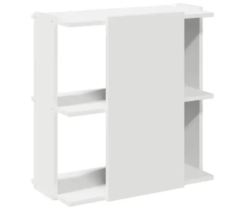 Raamaturiiul 3-Korruseline Valge 60X30X60 Cm Ehituspuit