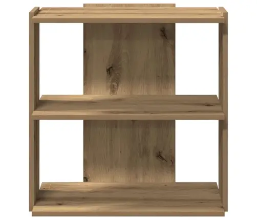 Grāmatu Skapis 3Līmeņu Amatniecības Ozols, 60X30X60 Cm Vidaxl