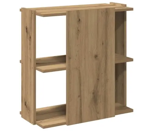 Grāmatu Skapis 3Līmeņu Amatniecības Ozols, 60X30X60 Cm Vidaxl