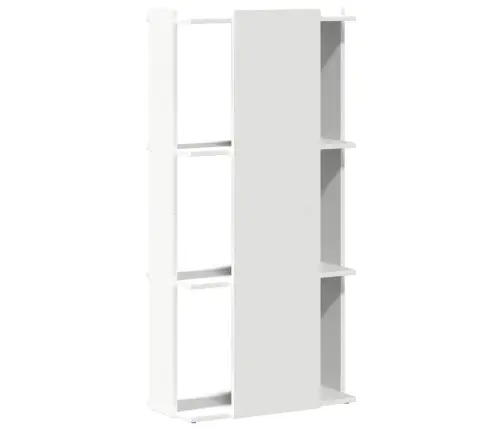 Grāmatu Skapis 3 Līmeņu, Balts, 60X30X120 Cm, Inženierijas Koks Vidaxl