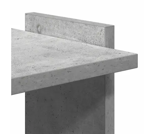 Grāmatu Skapis 3 Līmeņu Betona Pelēks 60X30X120 Cm Vidaxl