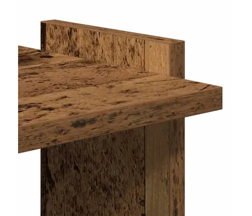 Grāmatu Skapis 3Līmeņu Vecs Koks 60X30X120Cm Inženierijas Koks Vidaxl