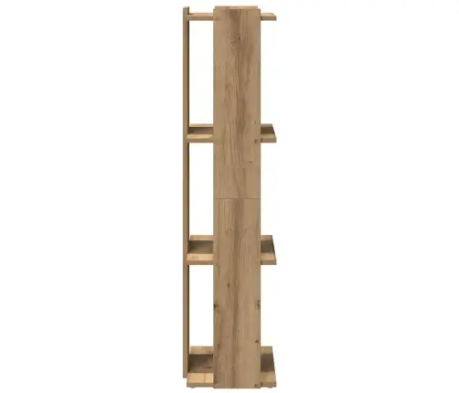 Knygų Spinta, 3 Aukštų, Artisano Ąžuolo, 60X30X120cm Mediena