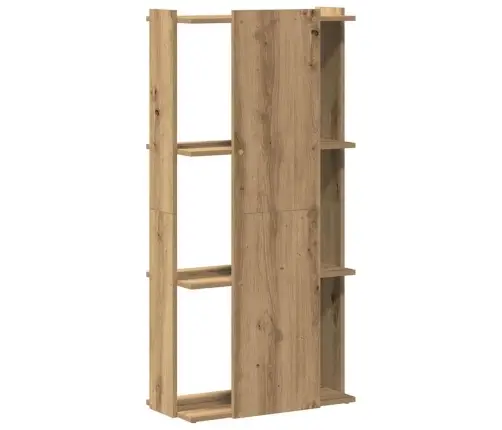 Knygų Spinta, 3 Aukštų, Artisano Ąžuolo, 60X30X120cm Mediena