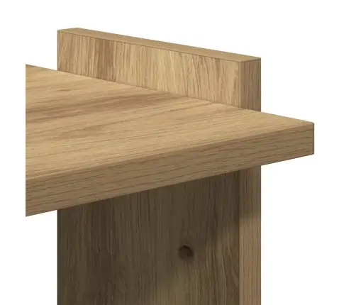 Knygų Spinta, 3 Aukštų, Artisano Ąžuolo, 60X30X120cm Mediena