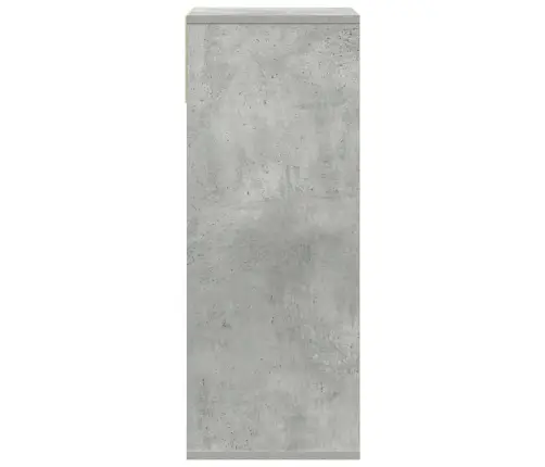 Spintelė Knygoms, Betono Pilka, 34X31X80 cm Apdirbta Mediena