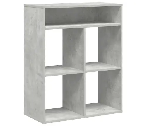 Raamaturiiul, Betoonhall, 66X31X80 cm Tehispuit