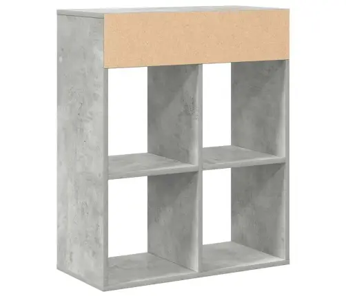 Raamaturiiul, Betoonhall, 66X31X80 cm Tehispuit