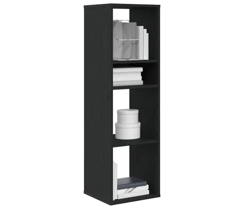 Grāmatu Plaukts, Melns, 34X31X112 Cm, Inženierijas Koks Vidaxl