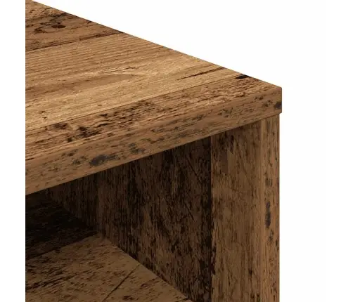 Grāmatu Plaukts, Veca Koka, 34X31X80 Cm, Inženierijas Koks Vidaxl