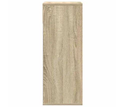 Grāmatu Plaukts, Ozolkoka Krāsa, 34X31X80 Cm, Inženierijas Koks Vidaxl