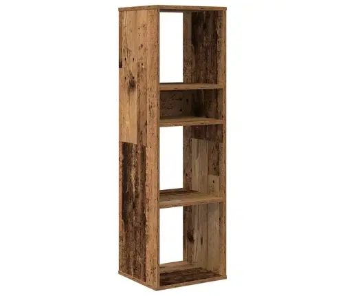 Grāmatu Plaukts, Veca Koka, 34X31X112 Cm, Inženierijas Koks Vidaxl