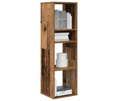 Grāmatu Plaukts, Veca Koka, 34X31X112 Cm, Inženierijas Koks Vidaxl