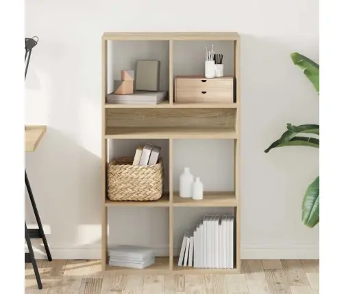 Grāmatu Plaukts, Ozolkoka Krāsa, 66X31X112Cm, Inženierijas Koks Vidaxl