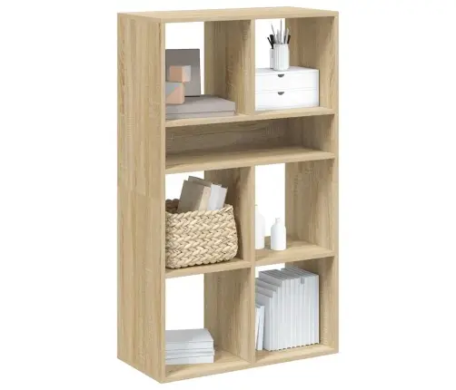 Grāmatu Plaukts, Ozolkoka Krāsa, 66X31X112Cm, Inženierijas Koks Vidaxl