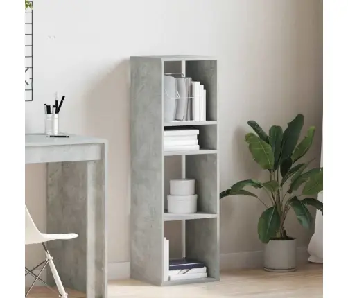 Spintelė Knygoms, Betono Pilka, 34X31X112 cm Mdp