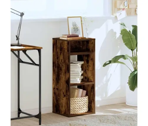 Grāmatu Skapis, Ozola Krāsa, 34X31X80 Cm, Inženierijas Koks Vidaxl