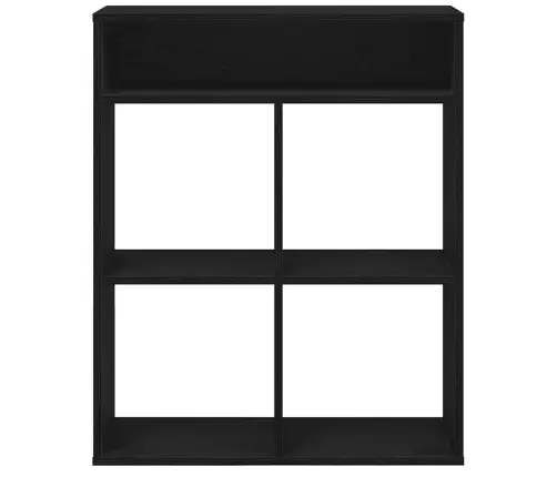 Spintelė Knygoms, Juodos Spalvos, 66X31X80 cm Mdp
