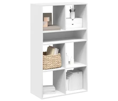 Spintelė Knygoms, Baltos Spalvos, 66X31X112 cm Mdp