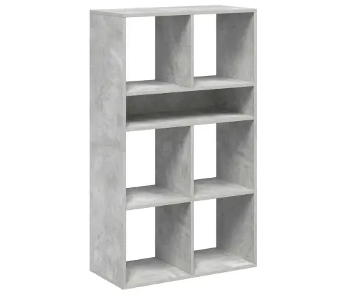 Spintelė Knygoms, Betono Pilka, 66X31X112 cm Mdp