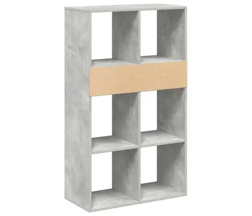 Spintelė Knygoms, Betono Pilka, 66X31X112 cm Mdp