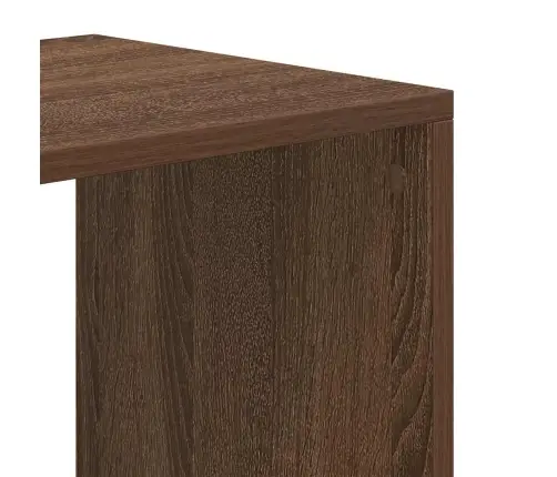 Raamaturiiul, Pruun Tamm, 66X31X112 cm Tehispuit