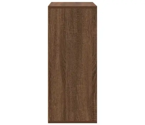 Raamaturiiul, Pruun Tamm, 60X30X71,5 cm Tehispuit