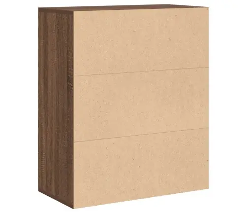 Raamaturiiul, Pruun Tamm, 60X30X71,5 cm Tehispuit